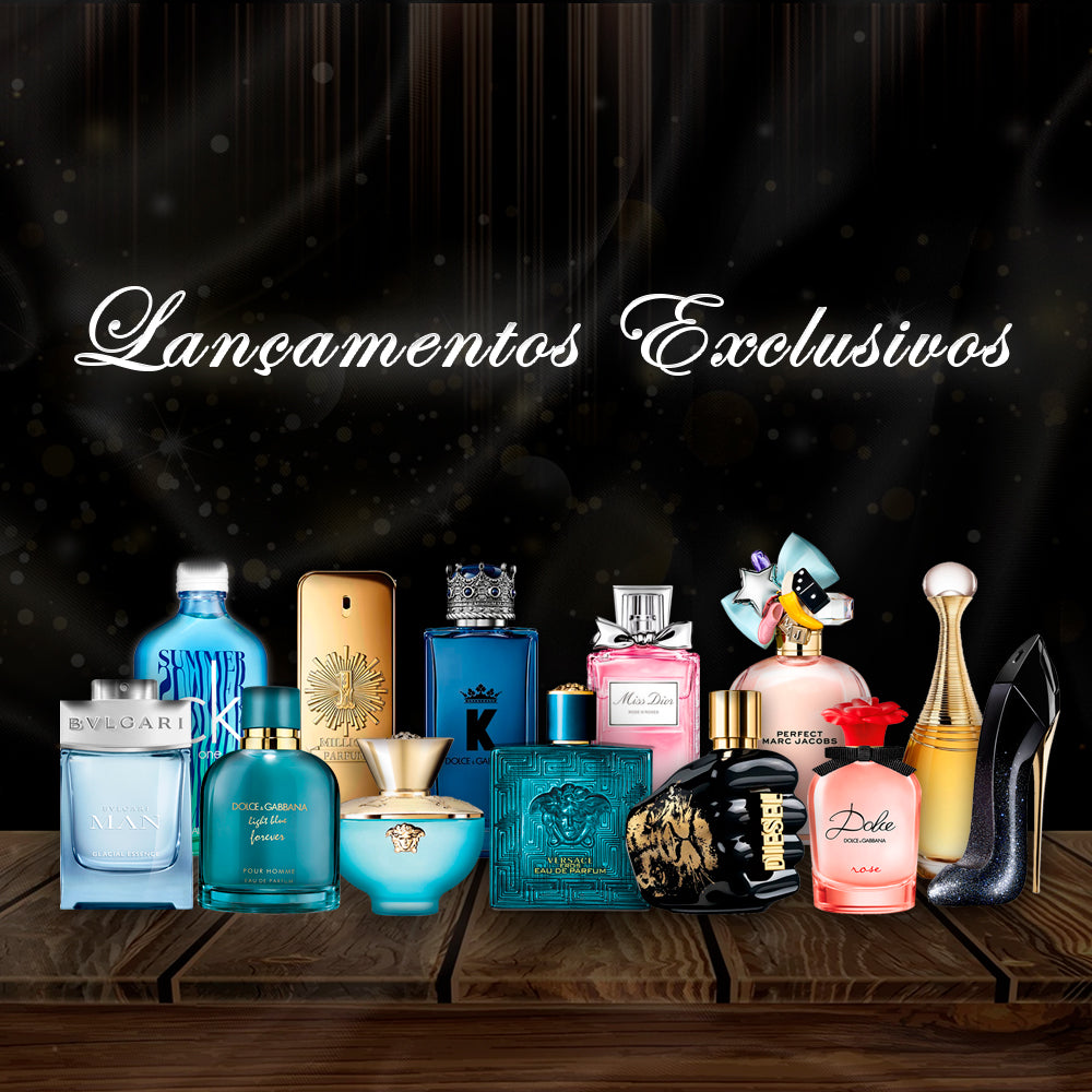 LANÇAMENTOS EXCLUSIVOS DE PERFUMES